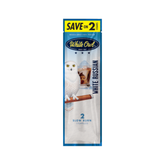 WHITE OWL CIGARILLOS  2 CIGARS WHITE RUSSIAN